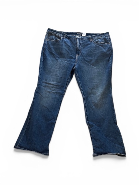 Terra & Sky Denim - EUC Terra & Sky Women's Boot Cut Jeans - Dark Blue (Size 24)